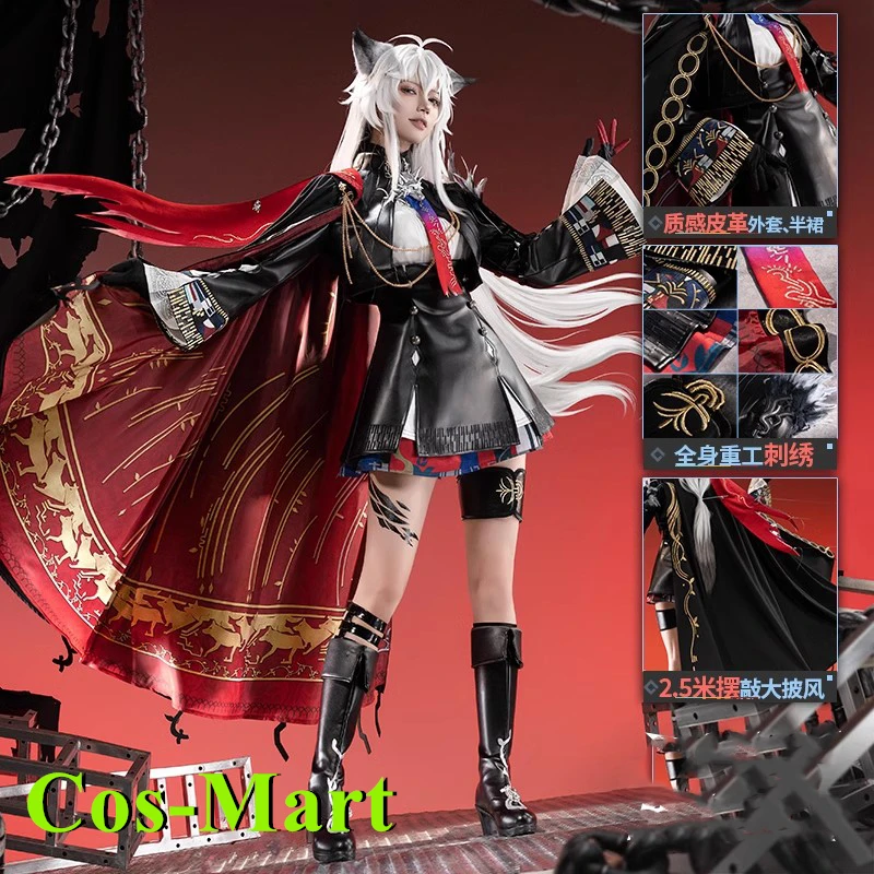 Cos-Mart Game Arknights Lappland the Decadenza Cosplay CostumeLeather High Quality Women’s Wear Activity Role Play Clothing
Cos-Mart Game Arknights Lappland the Decadenza Cosplay CostumeLeather High Quality Women’s Wear Activity Role Play Clothing