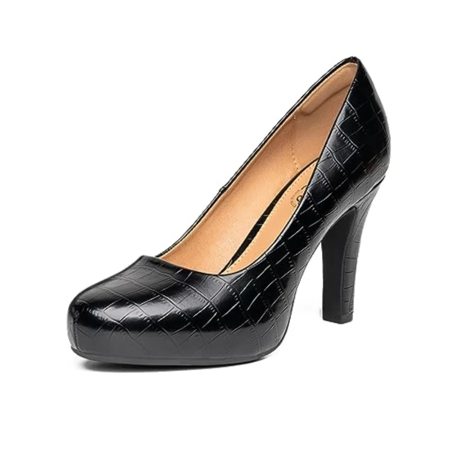 Trary High Heels, Black Heels White Heels Brown Heels Nude Heels Platform Heels, 3.2IN High Heel Closed Round Toe Pumps Dress O
Trary High Heels, Black Heels White Heels Brown Heels Nude Heels Platform Heels, 3.2IN High Heel Closed Round Toe Pumps Dress O