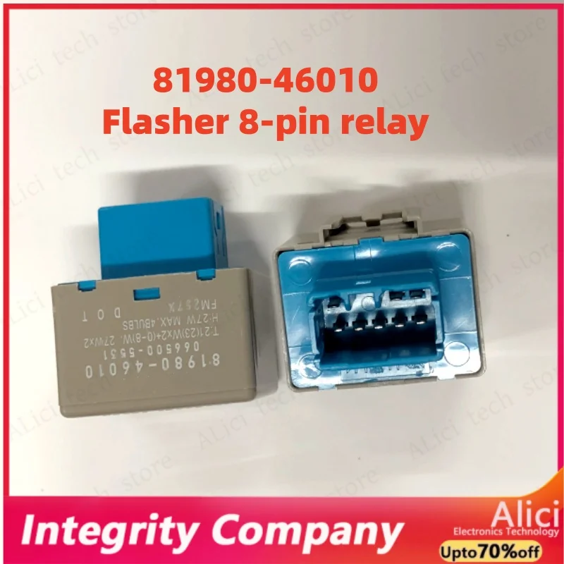 81980-46010 is applicable for Toyota Supra, Vios, Camry, Corolla, LED flashers and steering relays
81980-46010 is applicable for Toyota Supra, Vios, Camry, Corolla, LED flashers and steering relays