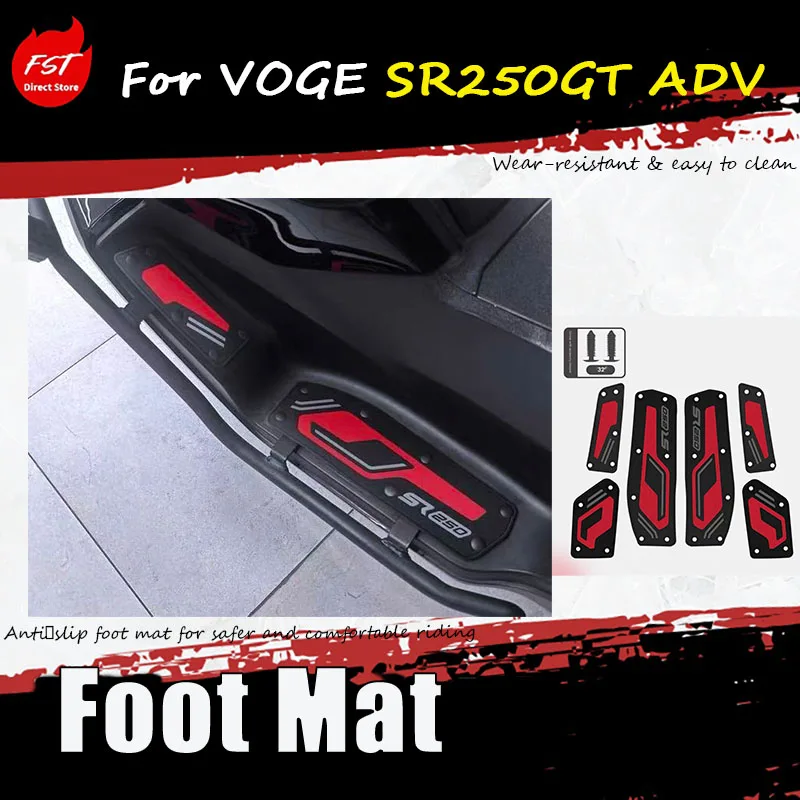For VOGE SR250GT ADV, the accessory footrest cover is a motorcycle-specific footrest pad and pedal pad.
For VOGE SR250GT ADV, the accessory footrest cover is a motorcycle-specific footrest pad and pedal pad.