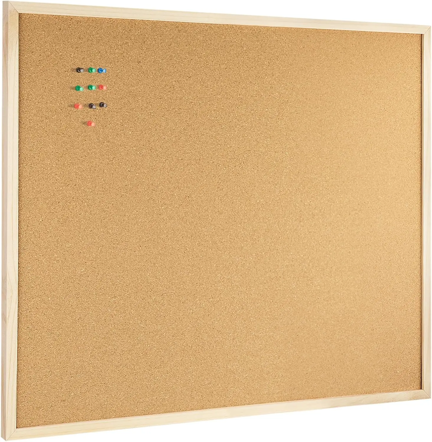 24x36 Cork Bulletin Board, Wooden Framed Corkboard, Natural Cork Pin Board for Office, Home, School
24x36 Cork Bulletin Board, Wooden Framed Corkboard, Natural Cork Pin Board for Office, Home, School