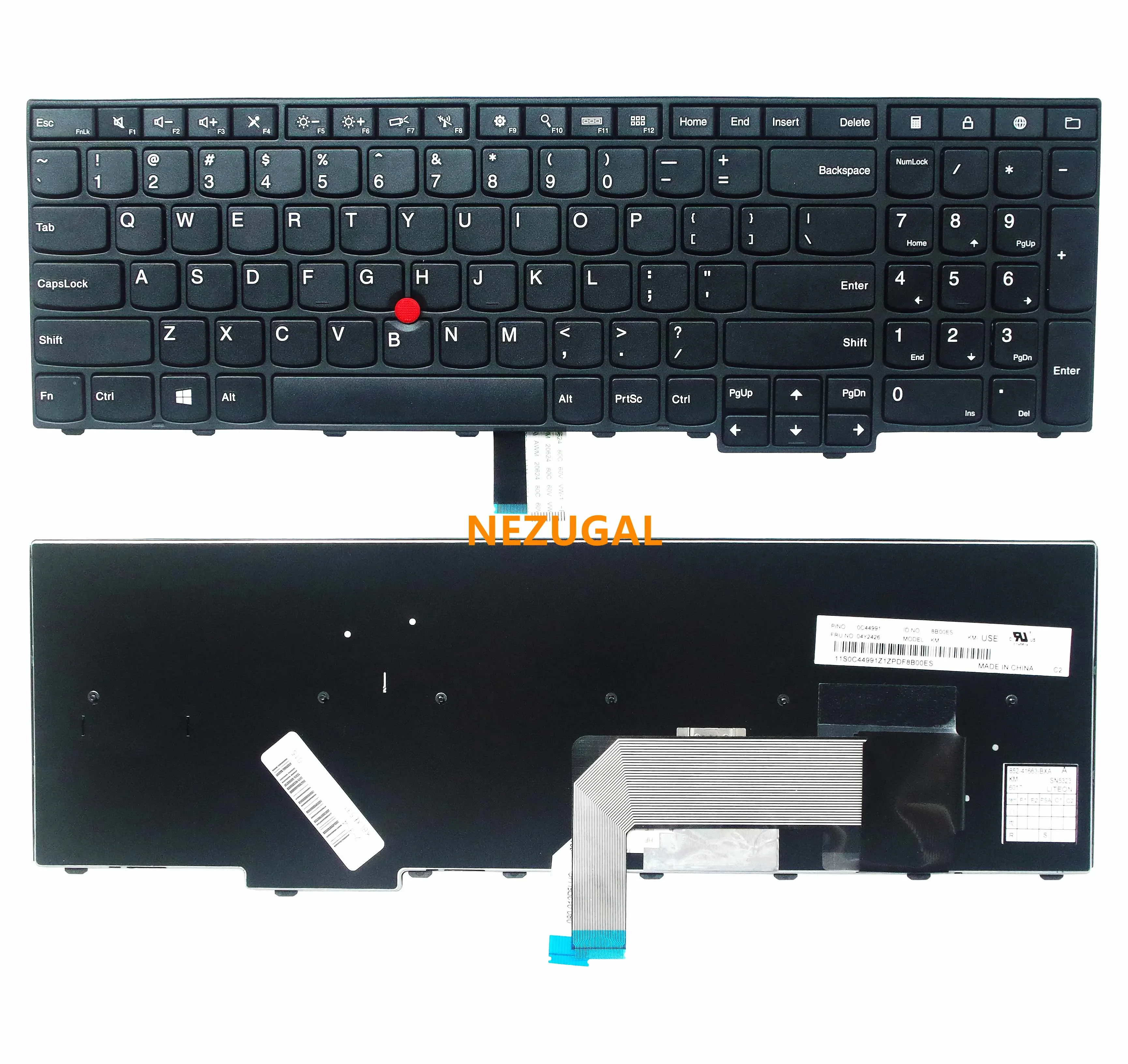 Клавиатура ноутбука США для Lenovo Thinkpad L540 T540 T540P T550 T560 английская без подсветки
Клавиатура ноутбука США для Lenovo Thinkpad L540 T540 T540P T550 T560 английская без подсветки