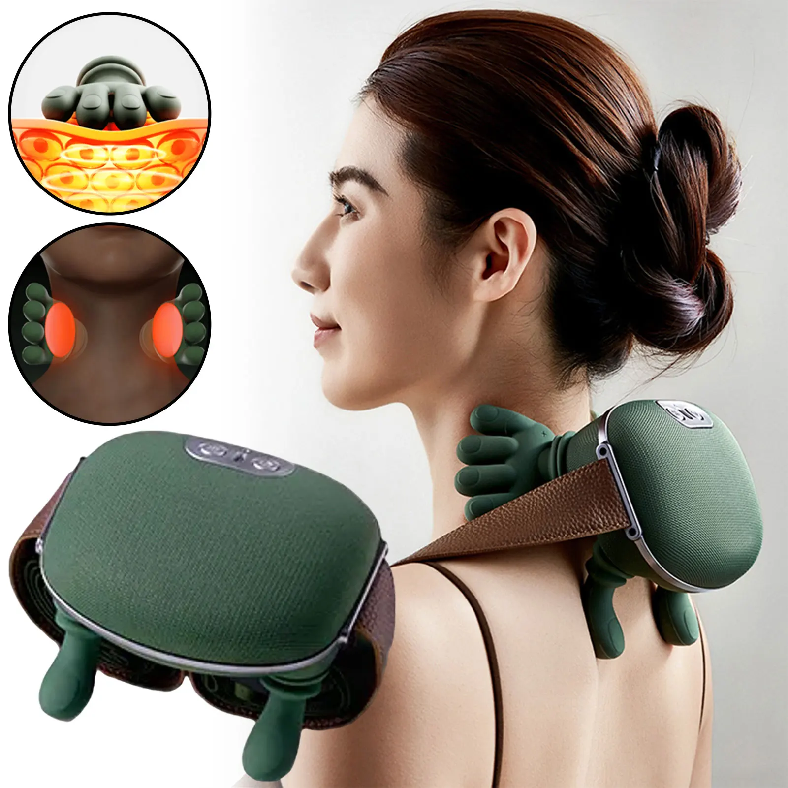 Shoulder Neck Massager Portable Cordless Massage Pillow Office Desk Companion
Shoulder Neck Massager Portable Cordless Massage Pillow Office Desk Companion
