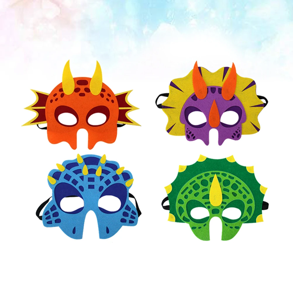 4 Pcs Children's Dinosaur Mask Felt Kids Cosplay Inflatable Educational Playthiny
4 Pcs Children's Dinosaur Mask Felt Kids Cosplay Inflatable Educational Playthiny