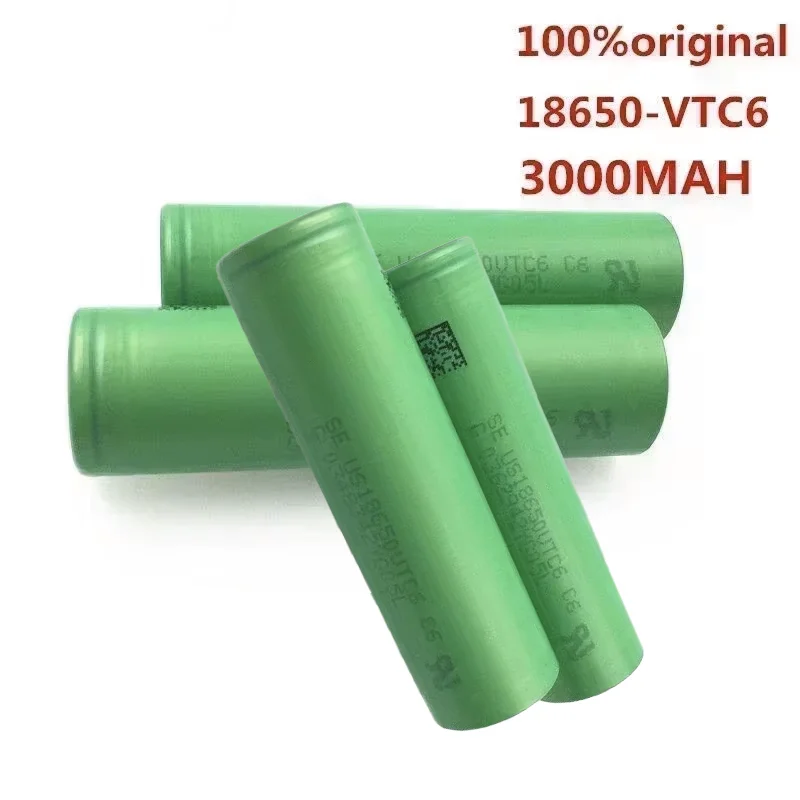 New Original 3.7V 3000mAh 18650 VTC6 30A Battery - Power Your Toys, Tools, and Flashlights, Charger Included
New Original 3.7V 3000mAh 18650 VTC6 30A Battery - Power Your Toys, Tools, and Flashlights, Charger Included