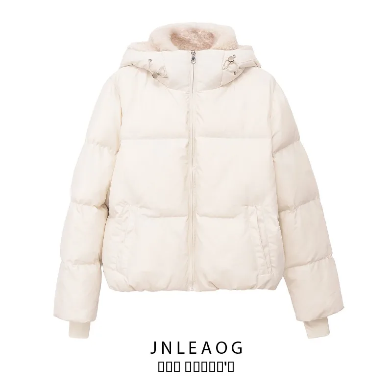 Faionable Hooded Fce Jaet Cotton Coat Women's Street Sle Long Sve Zipper Closure Color Autumn New Arrival
Faionable Hooded Fce Jaet Cotton Coat Women's Street Sle Long Sve Zipper Closure Color Autumn New Arrival