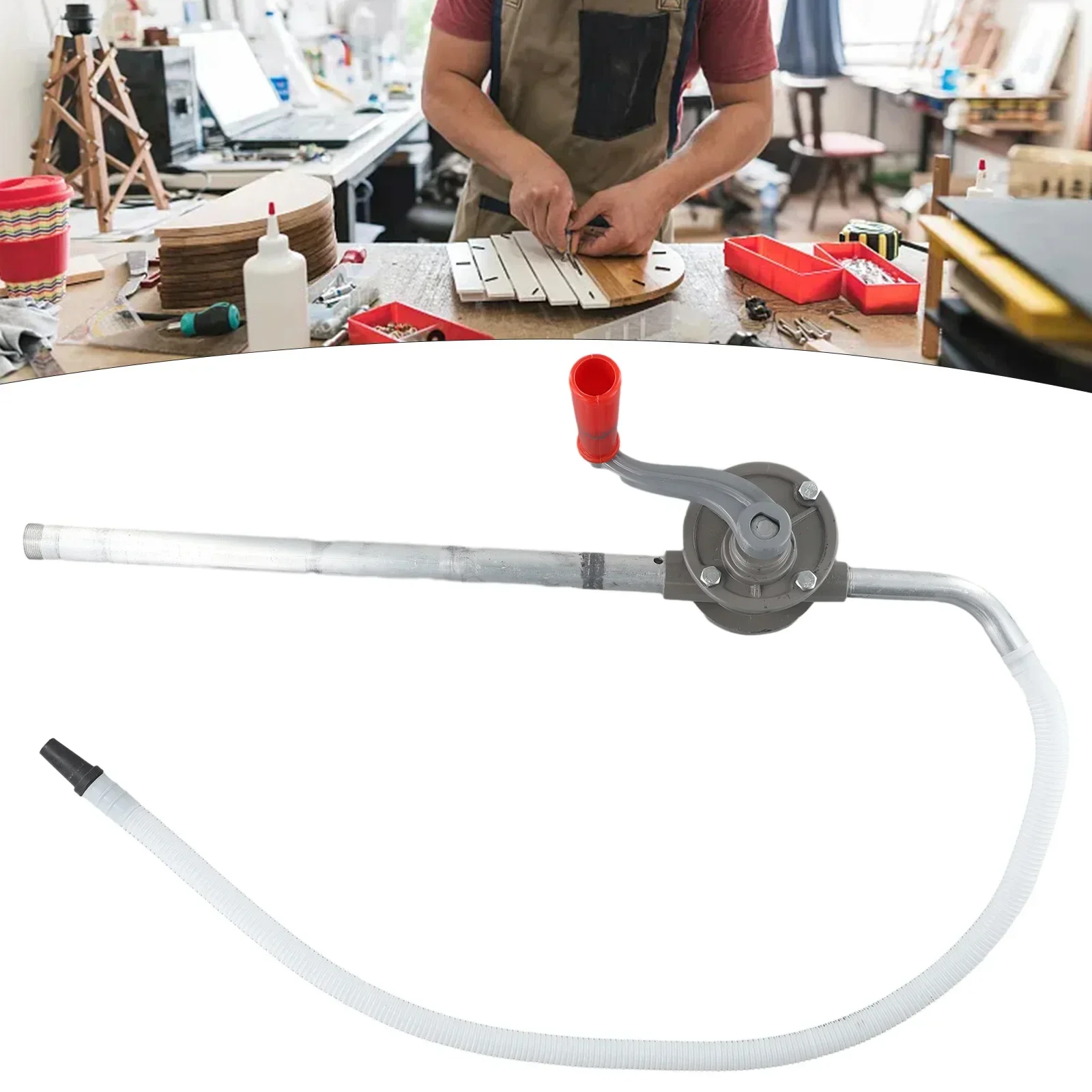 1X Hand Pump Crank Pump Oil Diesel Pump Aluminum Transfer Pump Crank Diesel Heating Oil Engine Oil Gear Oil Rapeseed Oil
1X Hand Pump Crank Pump Oil Diesel Pump Aluminum Transfer Pump Crank Diesel Heating Oil Engine Oil Gear Oil Rapeseed Oil