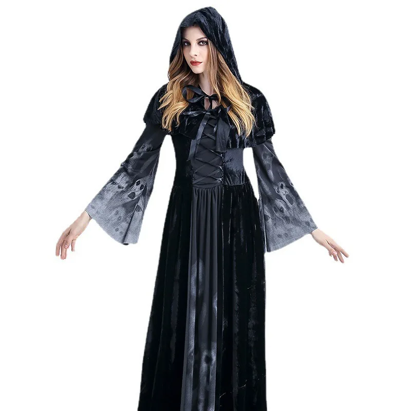 Adult Female Dress Horror Skull Role-playing Halloween Costume European and American Fashion Trends
Adult Female Dress Horror Skull Role-playing Halloween Costume European and American Fashion Trends