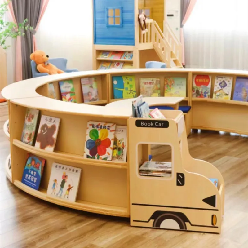 Train double-sided bookshelf children's book display rack cartoon bookcase ring cabinet
Train double-sided bookshelf children's book display rack cartoon bookcase ring cabinet