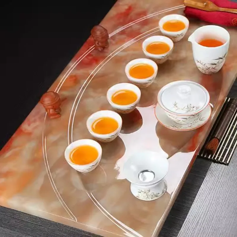 Modern simple drainage light luxury imitation jade tea tray complete tea tray set tray household high-end Kung Fu tea table
Modern simple drainage light luxury imitation jade tea tray complete tea tray set tray household high-end Kung Fu tea table