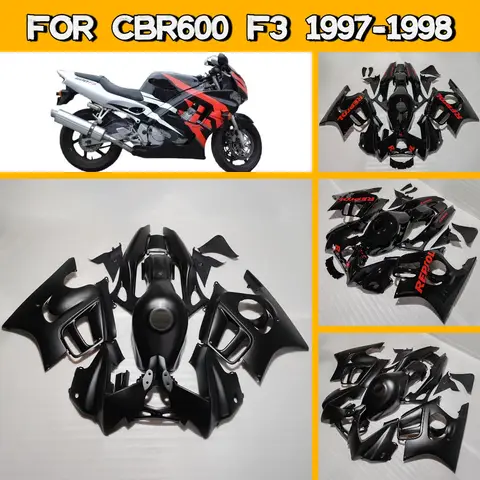 Motorbike Fairings for 1997 1998 Honda CBR600 F3 Injection ABS Fairing Bodywork Kit Panel Set 97 98 CBR 600 F3