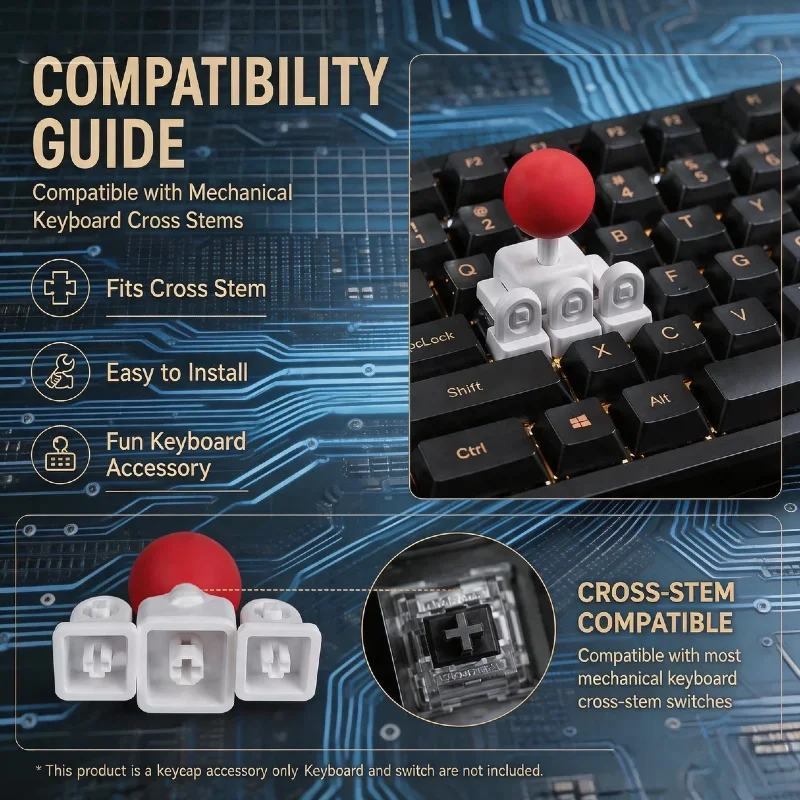 3D Printing Game Joystick Keycaps Mechanical Keyboard Keycaps WASD Directional Keys Keycaps Keyboard Accessories Fits Cross Stem
3D Printing Game Joystick Keycaps Mechanical Keyboard Keycaps WASD Directional Keys Keycaps Keyboard Accessories Fits Cross Stem