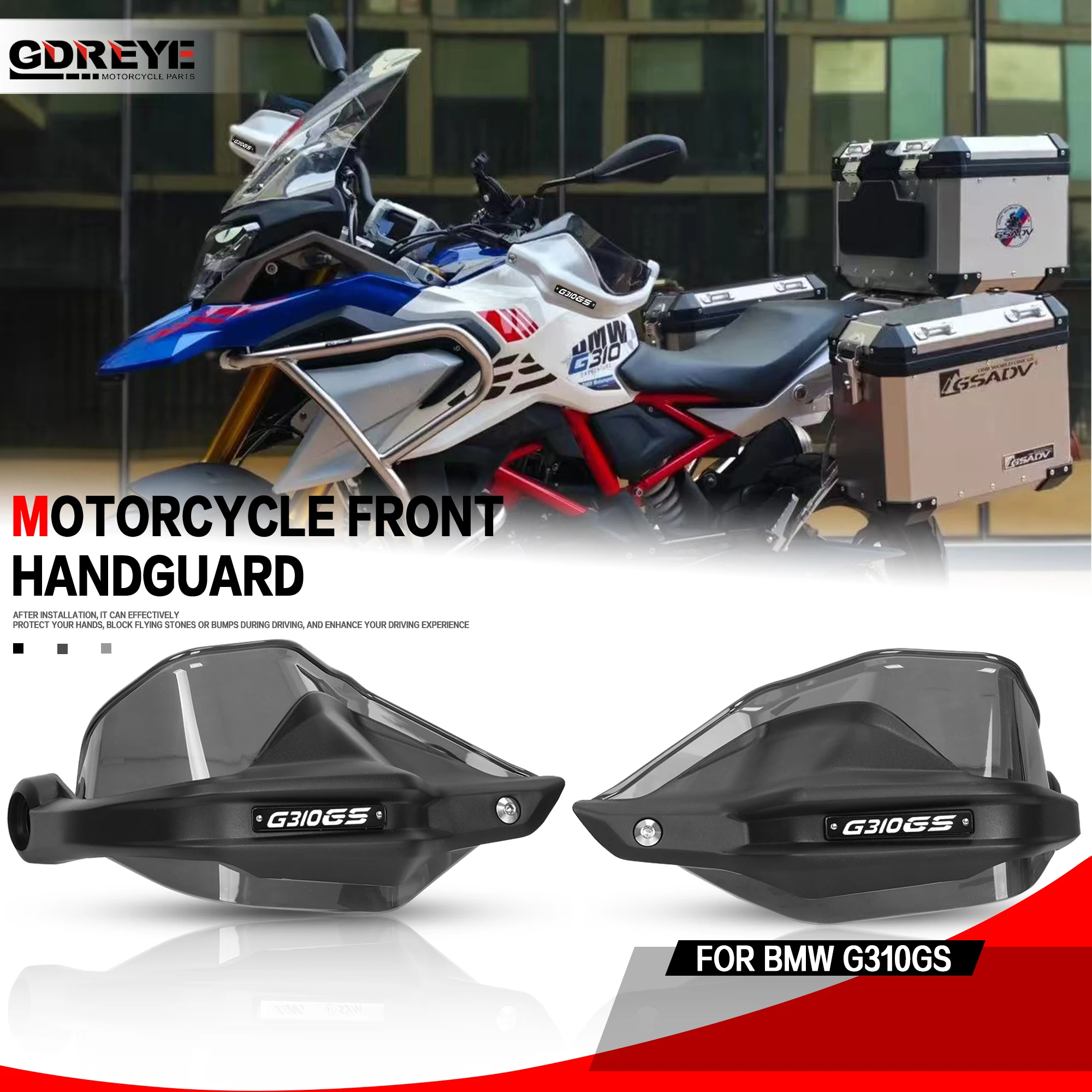 For BMW G310GS g310gs G 310 GS 2017-2024 Motorcycle G310 GS Handguards Guards Windshield Protective Cover Lever Protector
For BMW G310GS g310gs G 310 GS 2017-2024 Motorcycle G310 GS Handguards Guards Windshield Protective Cover Lever Protector