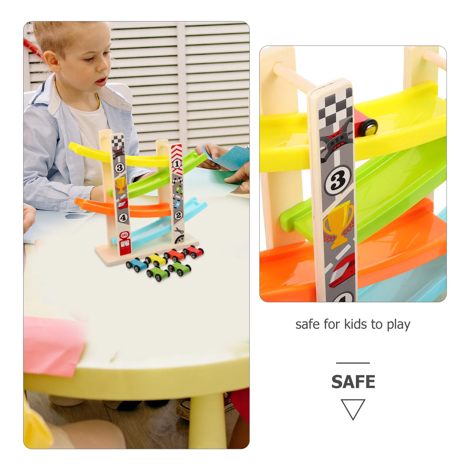 Rail Glider Four-layer Wooden Toy Track Gliding Educational Playthings Kids Children Children's Interactive
Rail Glider Four-layer Wooden Toy Track Gliding Educational Playthings Kids Children Children's Interactive