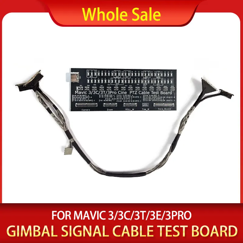 Brand New Test Board For Mavic 3/3Pro/3C/3T/3E Gimbal Signal Cable Repair Parts Replacement Accessories
Brand New Test Board For Mavic 3/3Pro/3C/3T/3E Gimbal Signal Cable Repair Parts Replacement Accessories