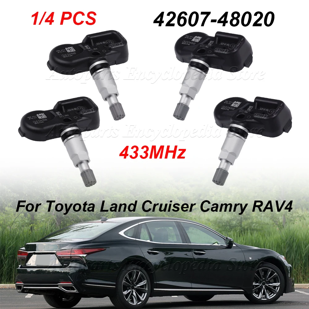 1/4 PCS PMV-C215 Tire Pressure Sensor TPMS 42607-48020 For Lexus ES LC LS RX Toyota Land Cruiser Camry C-HR RAV4 Yaris 433MHz
1/4 PCS PMV-C215 Tire Pressure Sensor TPMS 42607-48020 For Lexus ES LC LS RX Toyota Land Cruiser Camry C-HR RAV4 Yaris 433MHz