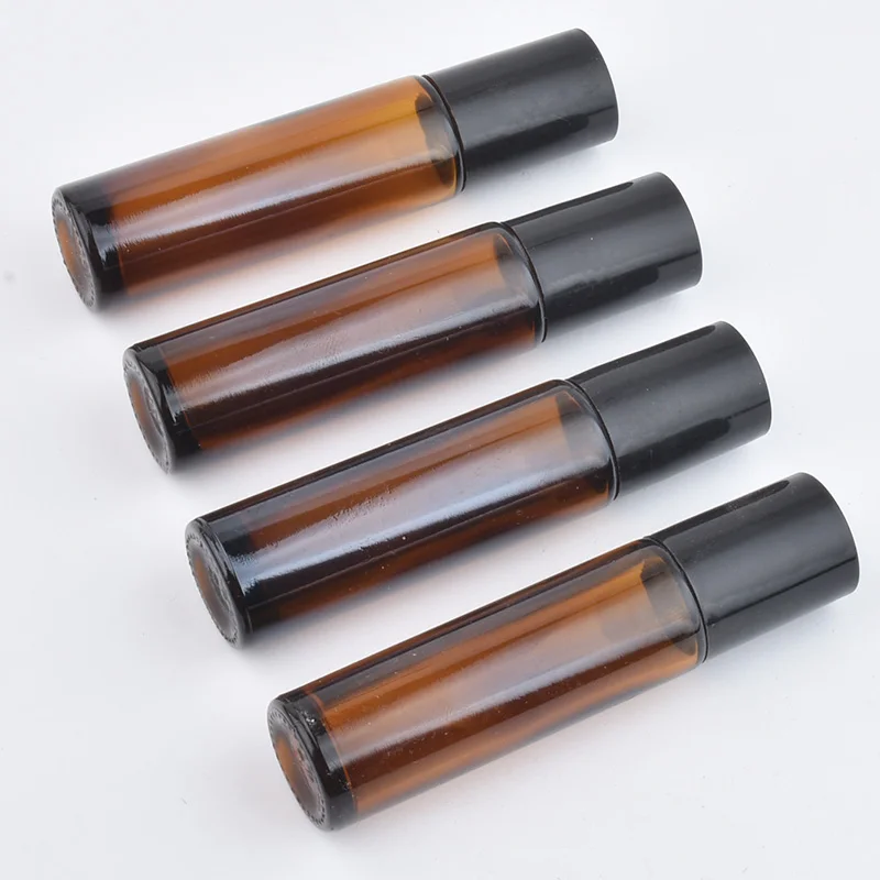 10pcs 10ml Portable Glass Roll on Refillable Bottle for Essential Oil with Stainless Roller and Black Lid Perfume Vial
10pcs 10ml Portable Glass Roll on Refillable Bottle for Essential Oil with Stainless Roller and Black Lid Perfume Vial