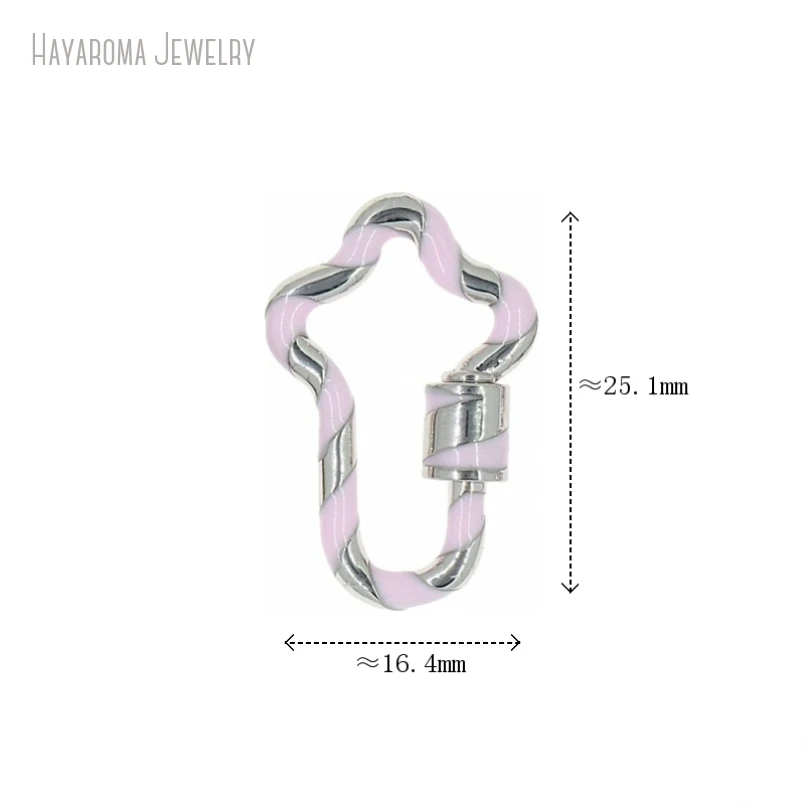 5Pcs Copper Pink Enamel Silver Color Jewelry Findings Components & Hooks Cross Crisscross Accessory Clasps
5Pcs Copper Pink Enamel Silver Color Jewelry Findings Components & Hooks Cross Crisscross Accessory Clasps