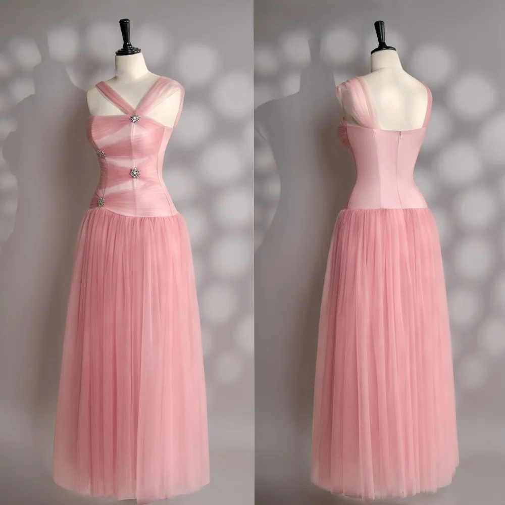 Customized Exquisite Chiffon Sequined Pleat A-line Backless Midi Dresses Bespoke Occasion High Quality
Customized Exquisite Chiffon Sequined Pleat A-line Backless Midi Dresses Bespoke Occasion High Quality