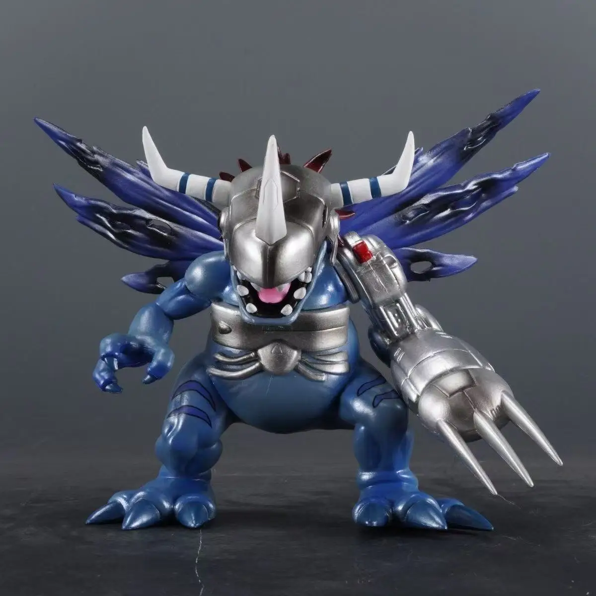 17cm Digimon Adventure Anime Figure Blue Mutation Machinery Greymon Evolutionary Group Statue Figure Model Ornaments Toy Gift
17cm Digimon Adventure Anime Figure Blue Mutation Machinery Greymon Evolutionary Group Statue Figure Model Ornaments Toy Gift