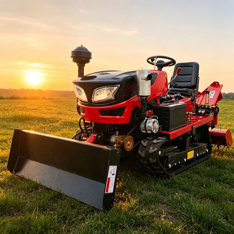 Customized High Efficiency Crawler Tractor Mounted Rotary Tiller, Micro Tiller & Cultivator for Farm Plowing
Customized High Efficiency Crawler Tractor Mounted Rotary Tiller, Micro Tiller & Cultivator for Farm Plowing