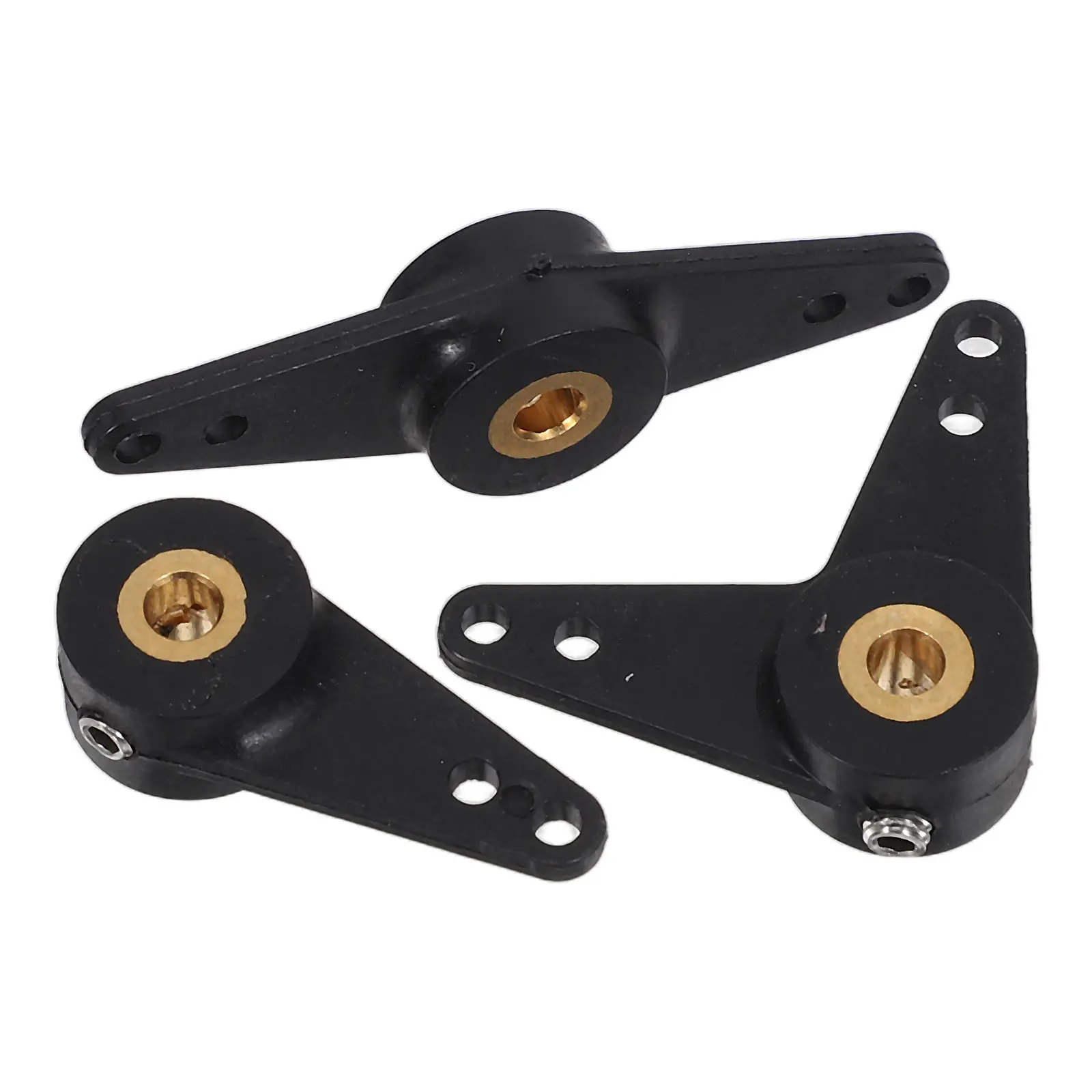 3Pcs Rudder Arm Set Nylon Steering Arm Copper Core Shaft Precision Rc Boat Rudder Adapter Marine Steering Linkage Hobby Yacht