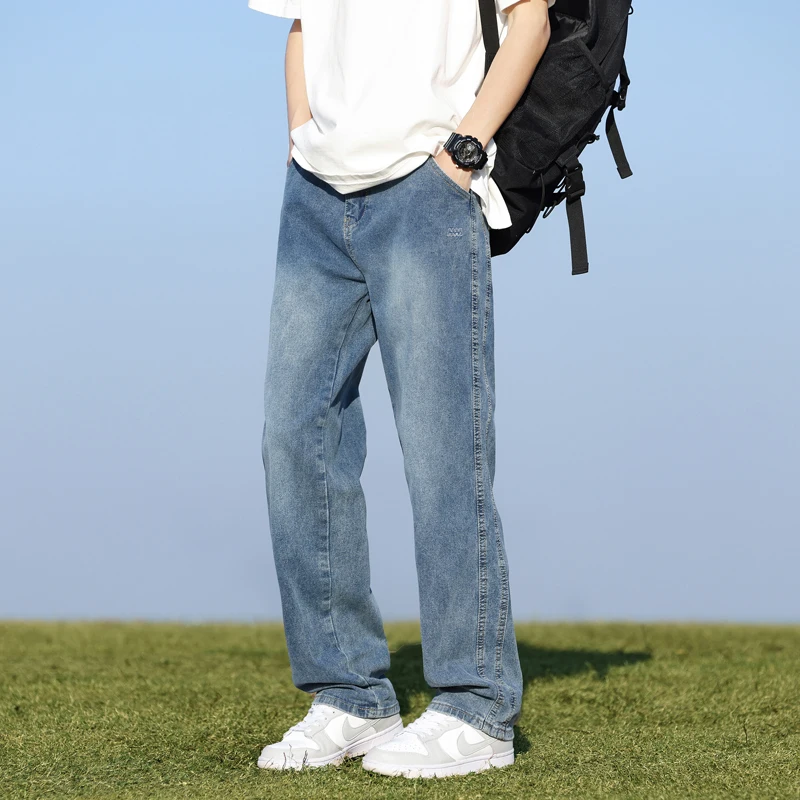 Summer Thin Jeans Men's Fashion Brand Loose Straight Pants 2024 Summer New American High-quality Fabric Three-dimensional Cut
Summer Thin Jeans Men's Fashion Brand Loose Straight Pants 2024 Summer New American High-quality Fabric Three-dimensional Cut