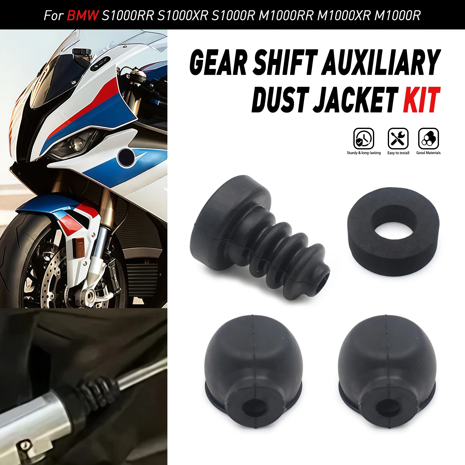 Motorcycle For BMW S1000RR S1000XR S1000R M1000RR M1000XR M1000R Linkage Joint Dust Boot Gear shift auxiliary dust jacket Kit
Motorcycle For BMW S1000RR S1000XR S1000R M1000RR M1000XR M1000R Linkage Joint Dust Boot Gear shift auxiliary dust jacket Kit