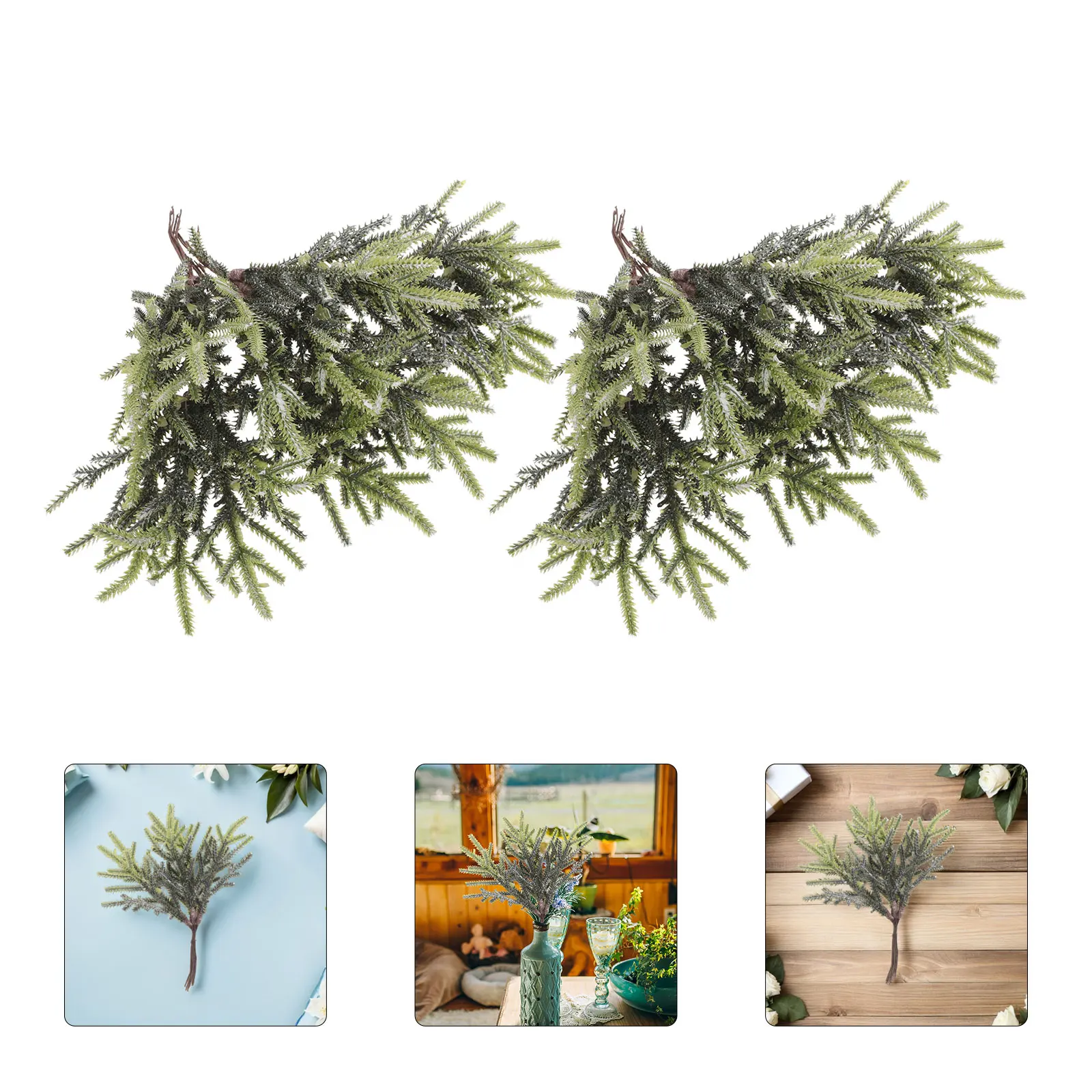 60Pcs Artificial Green Pine Needles Branches High Realistic Faux Cedar Picks Christmas Tree Decoration DIY Evergreen Stems
60Pcs Artificial Green Pine Needles Branches High Realistic Faux Cedar Picks Christmas Tree Decoration DIY Evergreen Stems