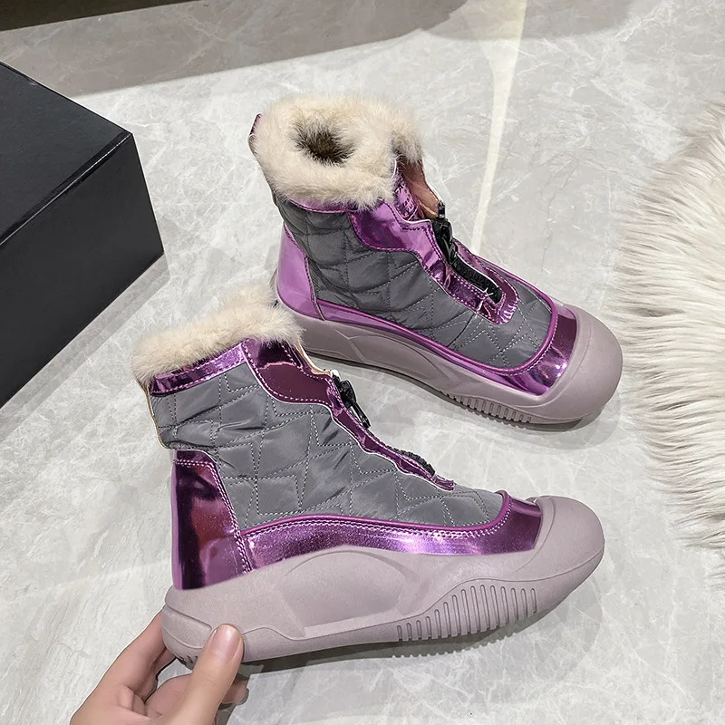 Women's Winter Fleece Lined Snow Boots Thick Bottom Boots Warmth Casual Short Tube EVA Material Polyester Fiber
Women's Winter Fleece Lined Snow Boots Thick Bottom Boots Warmth Casual Short Tube EVA Material Polyester Fiber