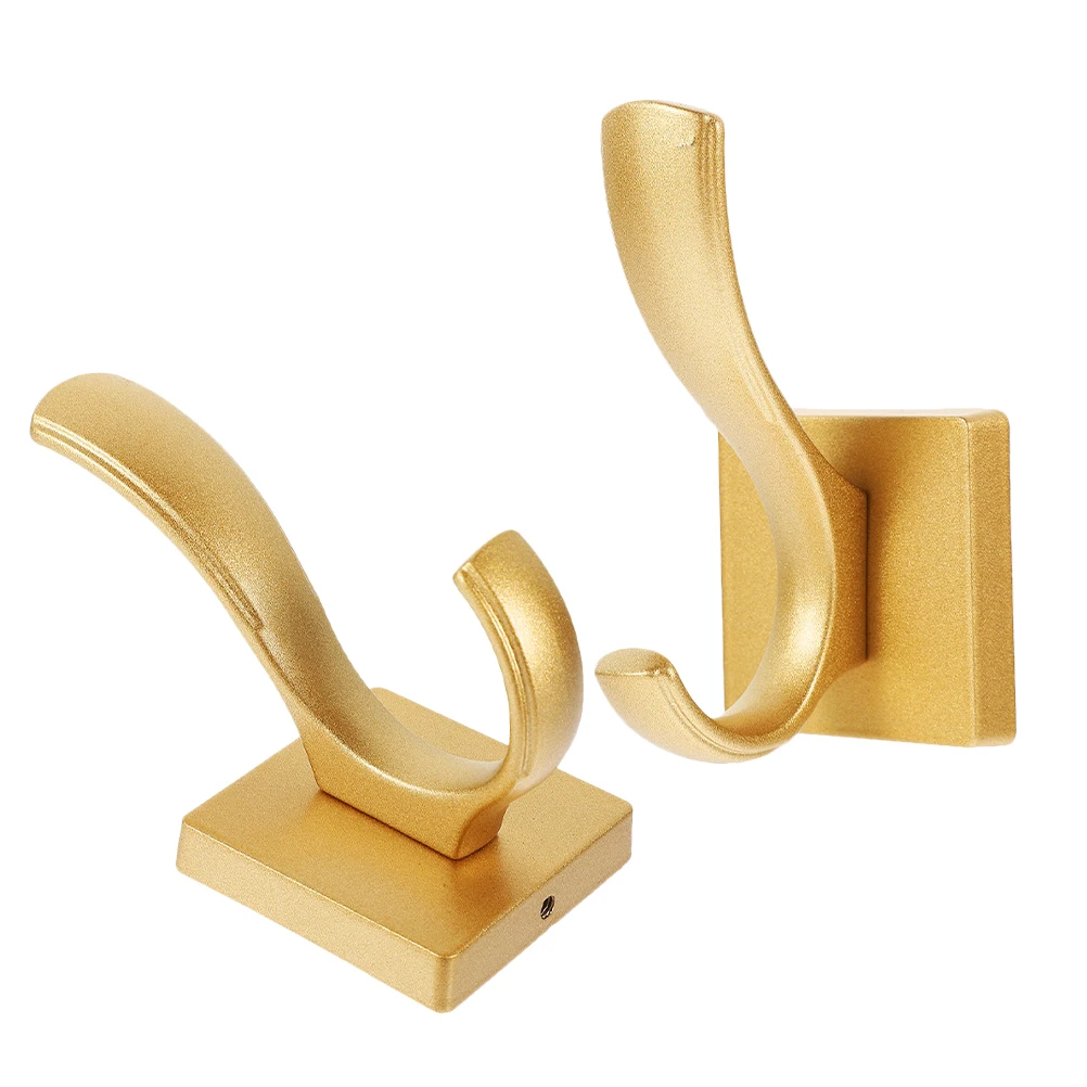 2 Pcs No Punching Hook Hangers for Clothes Home Wall Single Hanging Coat Aluminum Alloy Office Bathroom Towel Hooks
2 Pcs No Punching Hook Hangers for Clothes Home Wall Single Hanging Coat Aluminum Alloy Office Bathroom Towel Hooks