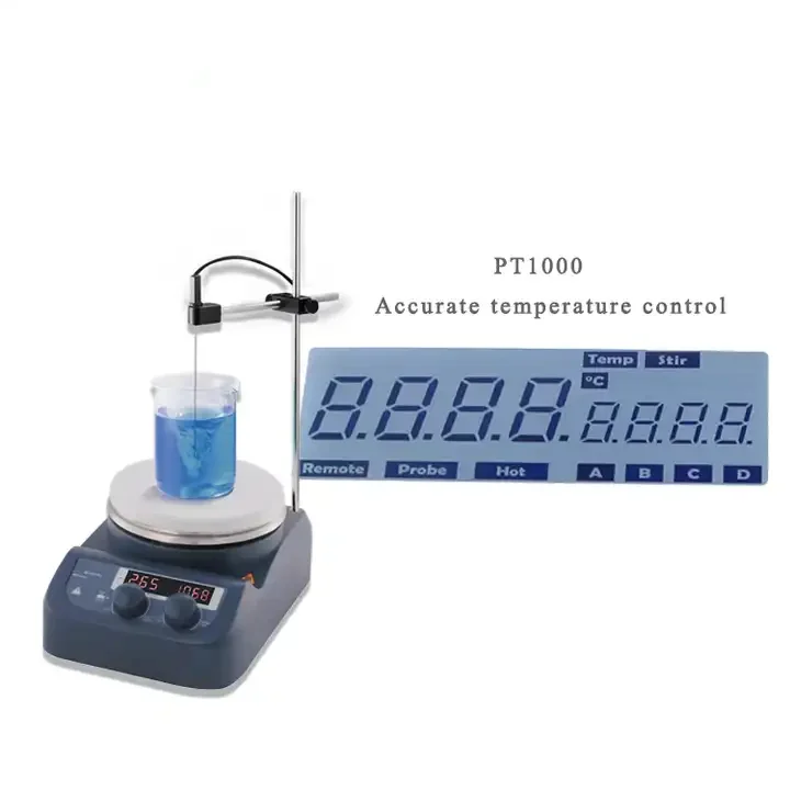 IKEME Lab Hot Plate Mixer High Temperature Control Digital Display Electric Heating Function Magnetic Stirrer With Heating Plate
IKEME Lab Hot Plate Mixer High Temperature Control Digital Display Electric Heating Function Magnetic Stirrer With Heating Plate