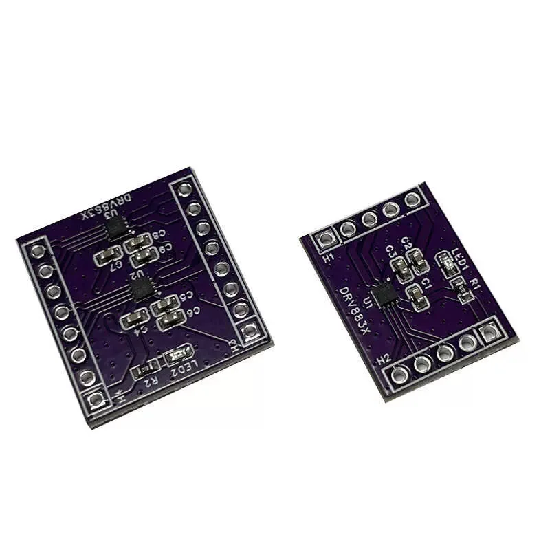 DRV8837 Один или двухканальный модуль драйвера двигателя HBridge Плата драйвера двигателя 1.8AStepper
DRV8837 Один или двухканальный модуль драйвера двигателя HBridge Плата драйвера двигателя 1.8AStepper