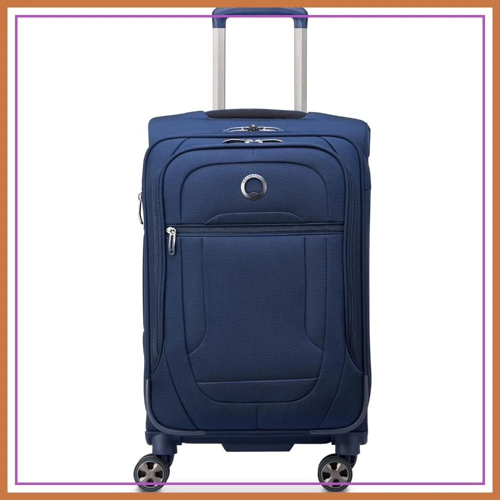 Expandable Softside Luggage with Spinner Wheels, Carry on 20 Inch, Navy Blue
Expandable Softside Luggage with Spinner Wheels, Carry on 20 Inch, Navy Blue