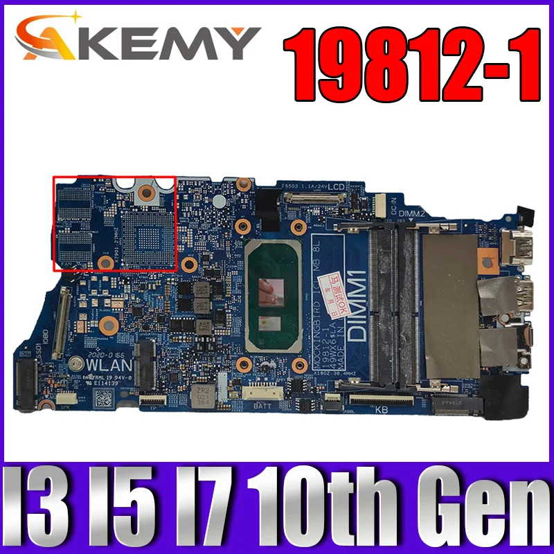 Материнская плата для ноутбука Dell Inspiron 5501 5401 5408 5508 19812-1 i5-1035G1 i7-1065G7 MX330 2G 0RHCDH 0RHCDN Vostro
Материнская плата для ноутбука Dell Inspiron 5501 5401 5408 5508 19812-1 i5-1035G1 i7-1065G7 MX330 2G 0RHCDH 0RHCDN Vostro