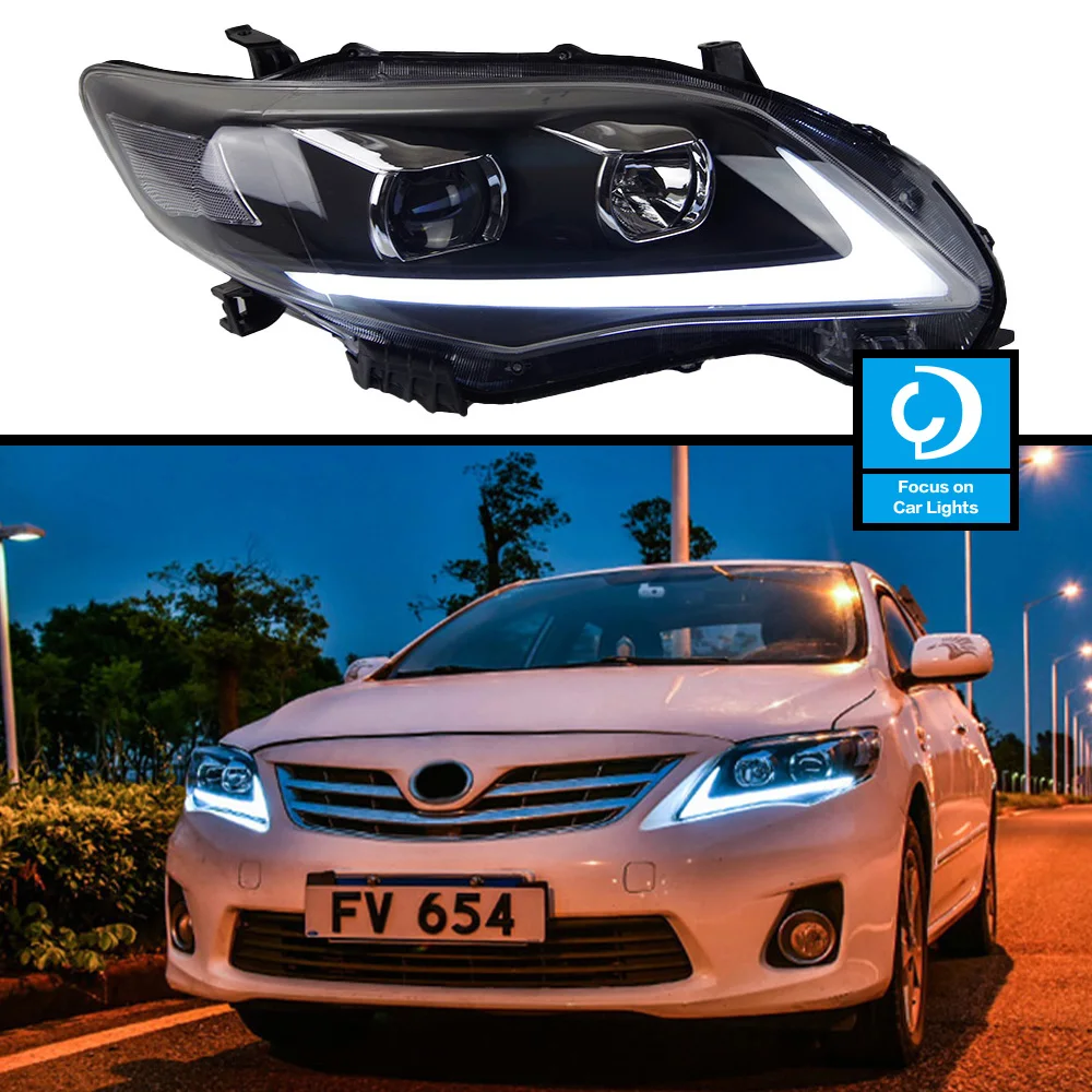 Автомобильная передняя фара для Toyota Corolla 2011-2013, передняя фара, Стайлинг, динамический поворотник, объектив, автомобильные аксессуары в сборе, 2 шт.
Автомобильная передняя фара для Toyota Corolla 2011-2013, передняя фара, Стайлинг, динамический поворотник, объектив, автомобильные аксессуары в сборе, 2 шт.
