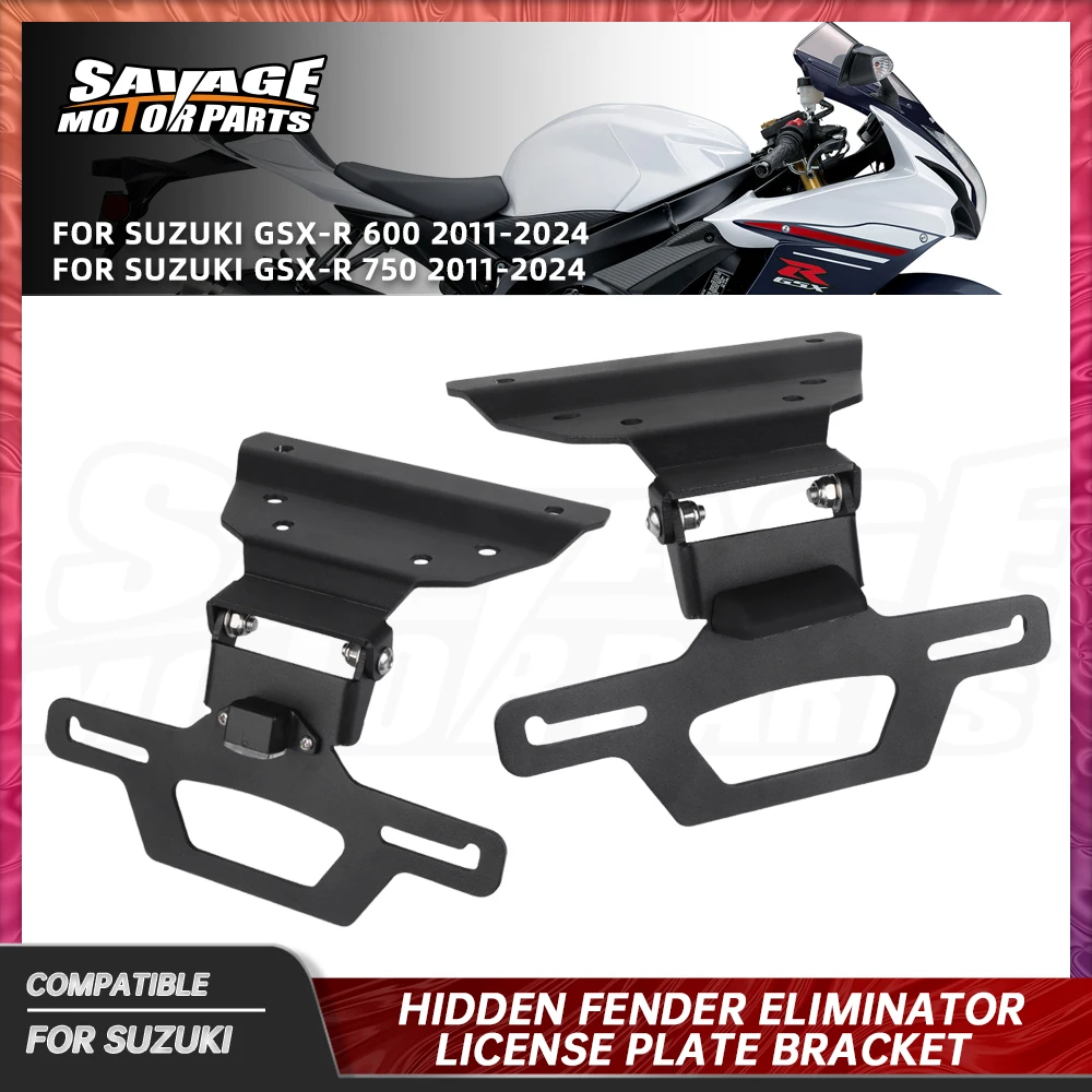 GSX-R 750 2024 Hidden License Plate Holder For SUZUKI GSX-R 600 2011 Motorcycle Folding Tail Bracket LED Light Fender Eliminator
GSX-R 750 2024 Hidden License Plate Holder For SUZUKI GSX-R 600 2011 Motorcycle Folding Tail Bracket LED Light Fender Eliminator