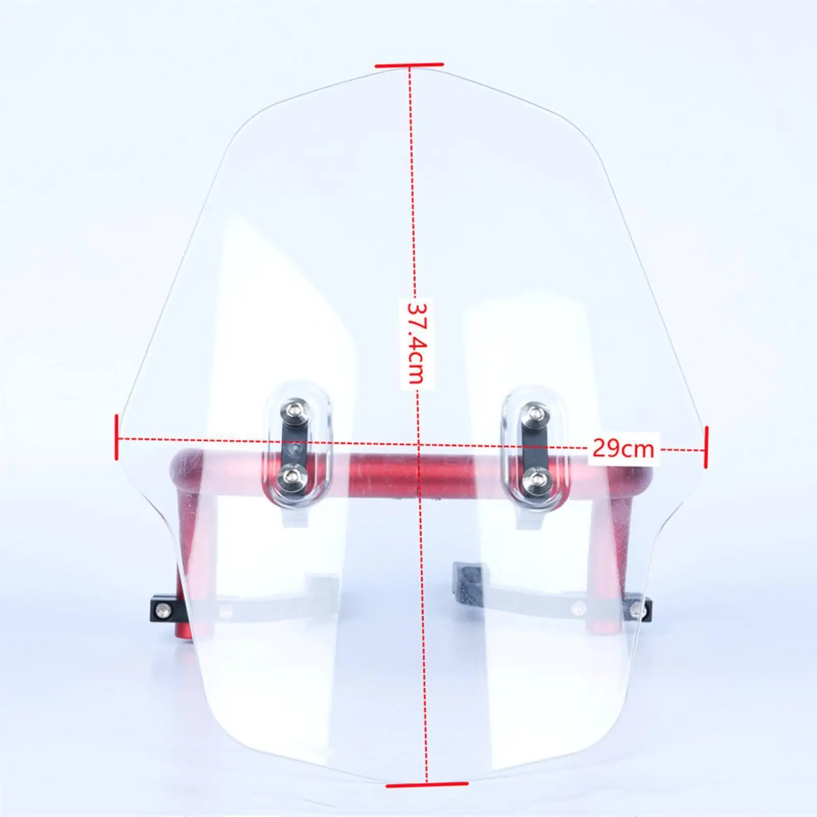 Universal Clear Motorcycle Windshield Extension Windscreen Spoiler Fairing for Touring Scooter Wind Protection
Universal Clear Motorcycle Windshield Extension Windscreen Spoiler Fairing for Touring Scooter Wind Protection