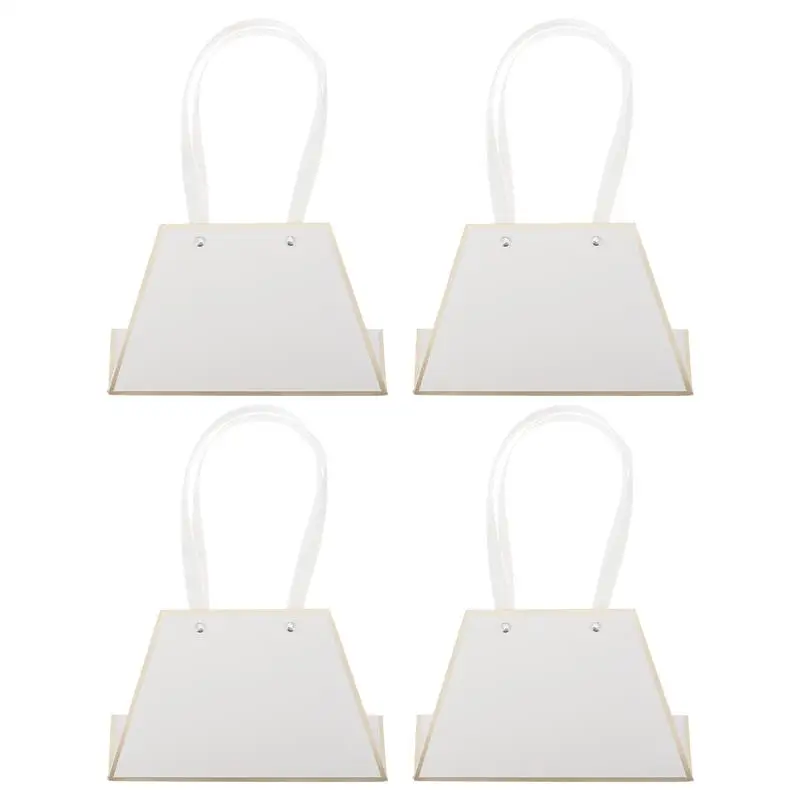 4pcs Rose Flower Paper Handbag Wrapping Bag Gift Bags Bulks for Valentine's Day Floral Arrangement Gift Florist Supplies
4pcs Rose Flower Paper Handbag Wrapping Bag Gift Bags Bulks for Valentine's Day Floral Arrangement Gift Florist Supplies