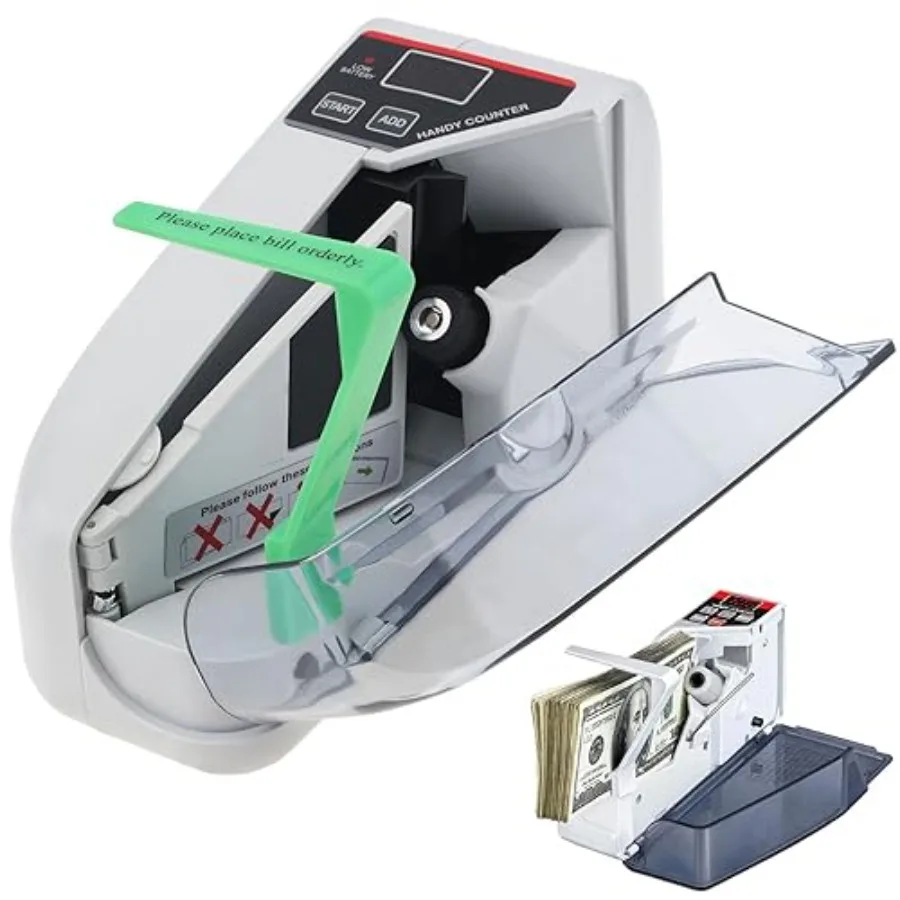 Portable money counting machine for office use, ABS plastic body, black color, high-speed and accurate bill counting
Portable money counting machine for office use, ABS plastic body, black color, high-speed and accurate bill counting