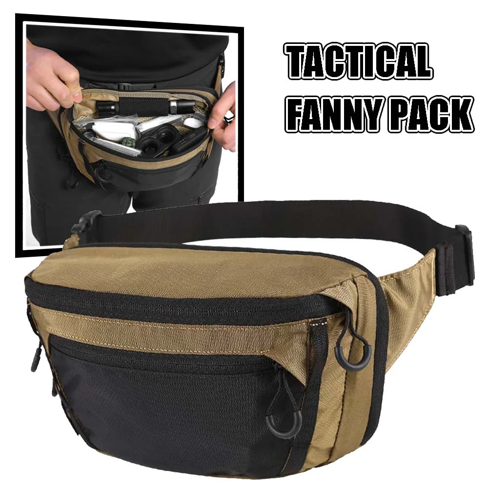 Tactical Fanny Pack for Men Women Airsoft Waist Bag Molle Utility Hip Belt Pouch Crossbody Bag Bumbag for Cycling Hiking Fishing
Tactical Fanny Pack for Men Women Airsoft Waist Bag Molle Utility Hip Belt Pouch Crossbody Bag Bumbag for Cycling Hiking Fishing