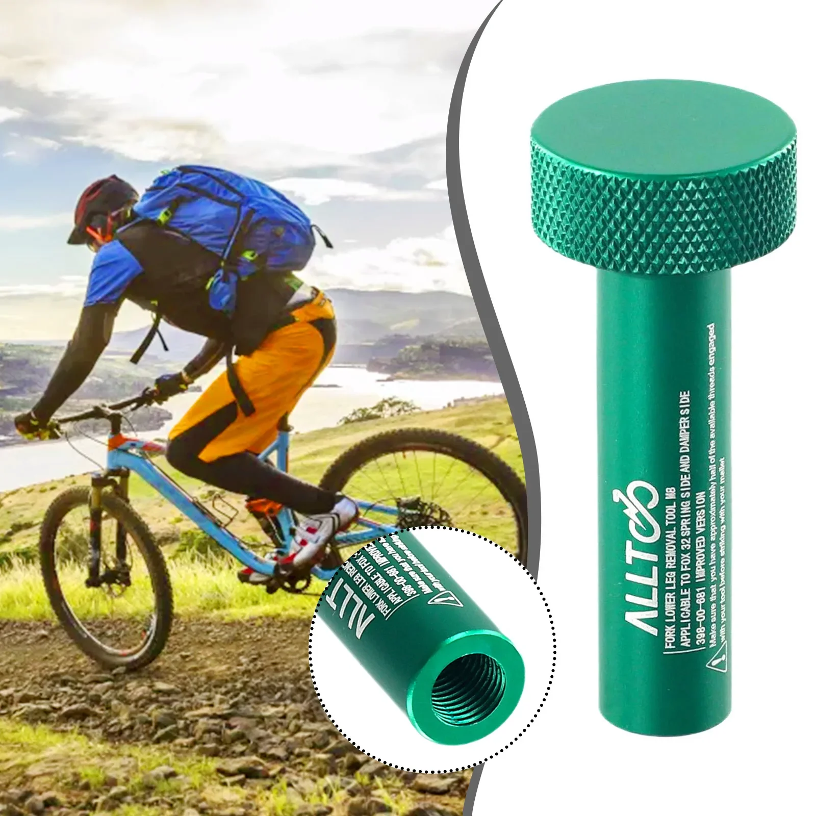 Bicycle Fork Spring Damper Tool Compatible with For FOX 32 34 36 38 40 SC TC Efficiently Remove Front Fork Legs
Bicycle Fork Spring Damper Tool Compatible with For FOX 32 34 36 38 40 SC TC Efficiently Remove Front Fork Legs