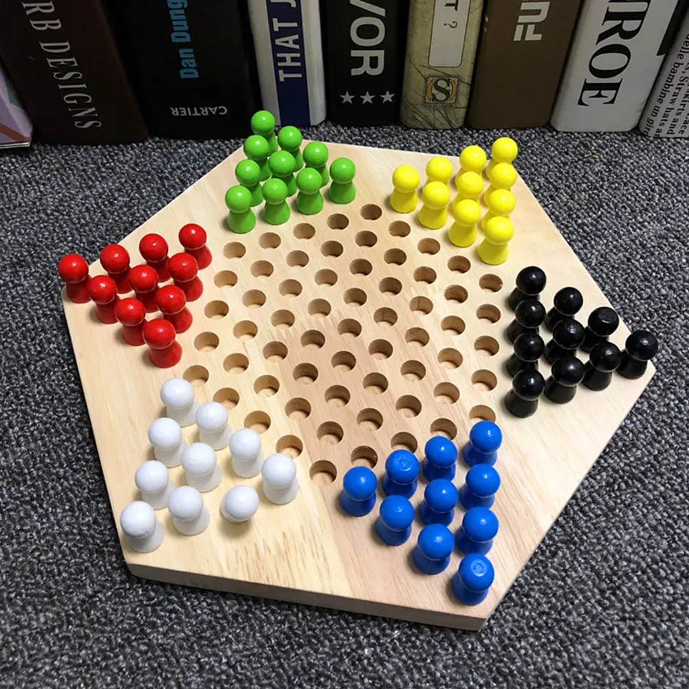 1Set Desktop Chinese Checkers Wooden Educational Board Game Compact Design Kids Brain Development Logical Learning Self
1Set Desktop Chinese Checkers Wooden Educational Board Game Compact Design Kids Brain Development Logical Learning Self