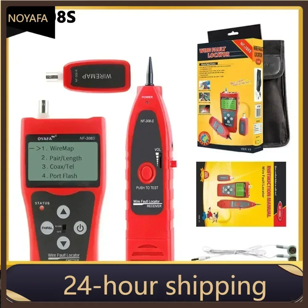 NEW HOT FANYUE NF-308S Network Cable Tester Measure Length Wiremap Tester LCD Display Cable Tracker RJ45 RJ11 BNC Network Tester
NEW HOT FANYUE NF-308S Network Cable Tester Measure Length Wiremap Tester LCD Display Cable Tracker RJ45 RJ11 BNC Network Tester
