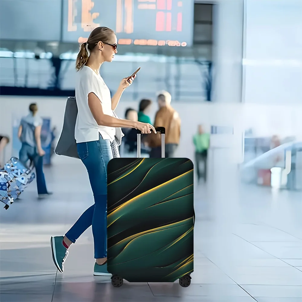 1PC Abstract Wave Pattern luggage cover for luggage sizes 18 – 32 inches; a stylish, protective travel accessory in deep turq
1PC Abstract Wave Pattern luggage cover for luggage sizes 18 – 32 inches; a stylish, protective travel accessory in deep turq