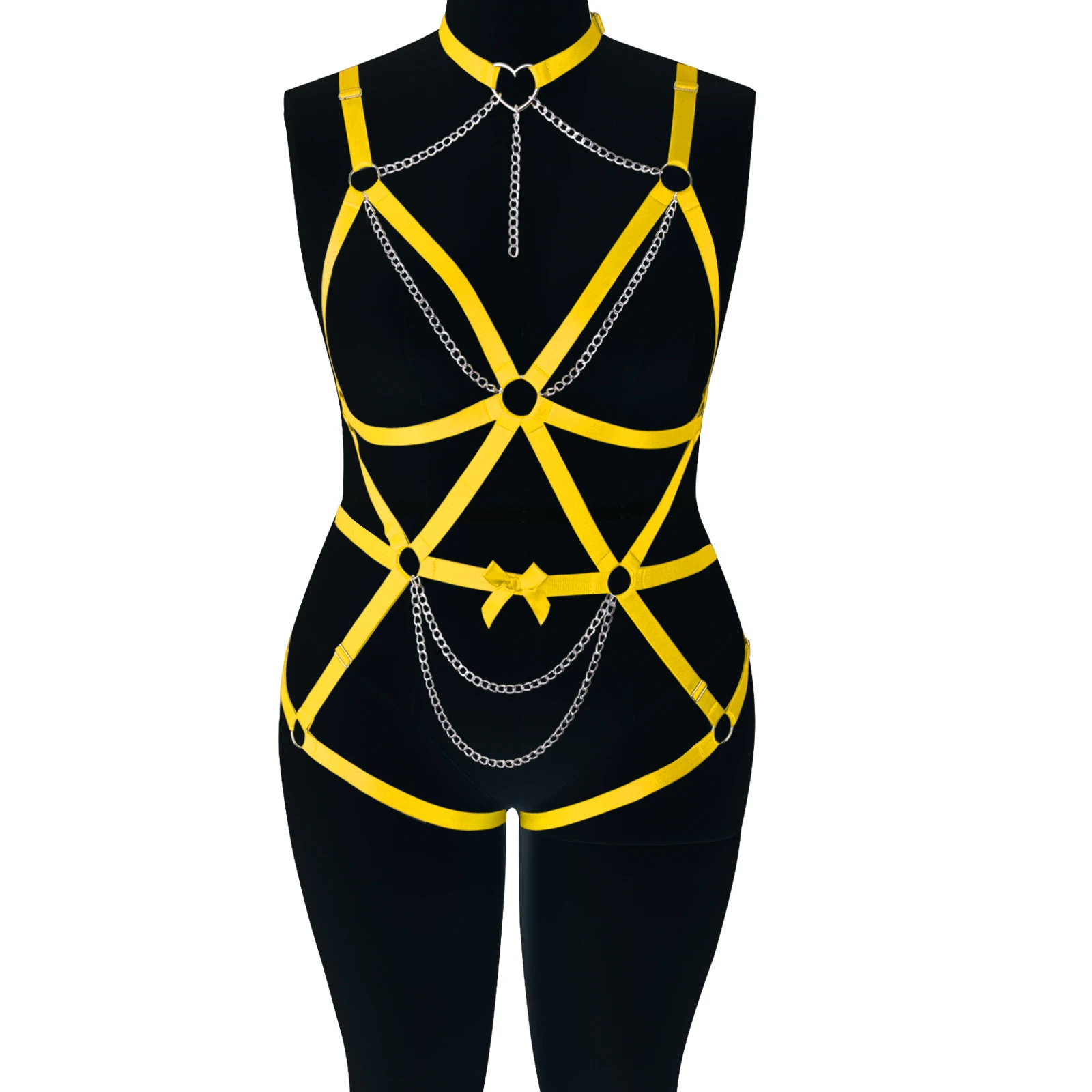 Women Sexy Lingerie Fetish Harness lingerie Gothic 90's Body Bondage Harness Body Harness Belt Crop Tops Cage Bralette
Women Sexy Lingerie Fetish Harness lingerie Gothic 90's Body Bondage Harness Body Harness Belt Crop Tops Cage Bralette