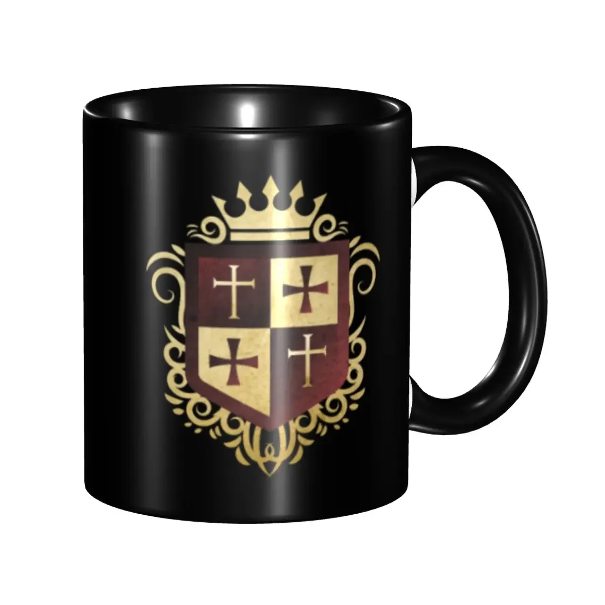 Medieval Warrior Knights Templar Cross Crusader Coat Of Arms Coffee Mugs DIY Personalized Ceramic Mug Cup Creative Present
Medieval Warrior Knights Templar Cross Crusader Coat Of Arms Coffee Mugs DIY Personalized Ceramic Mug Cup Creative Present