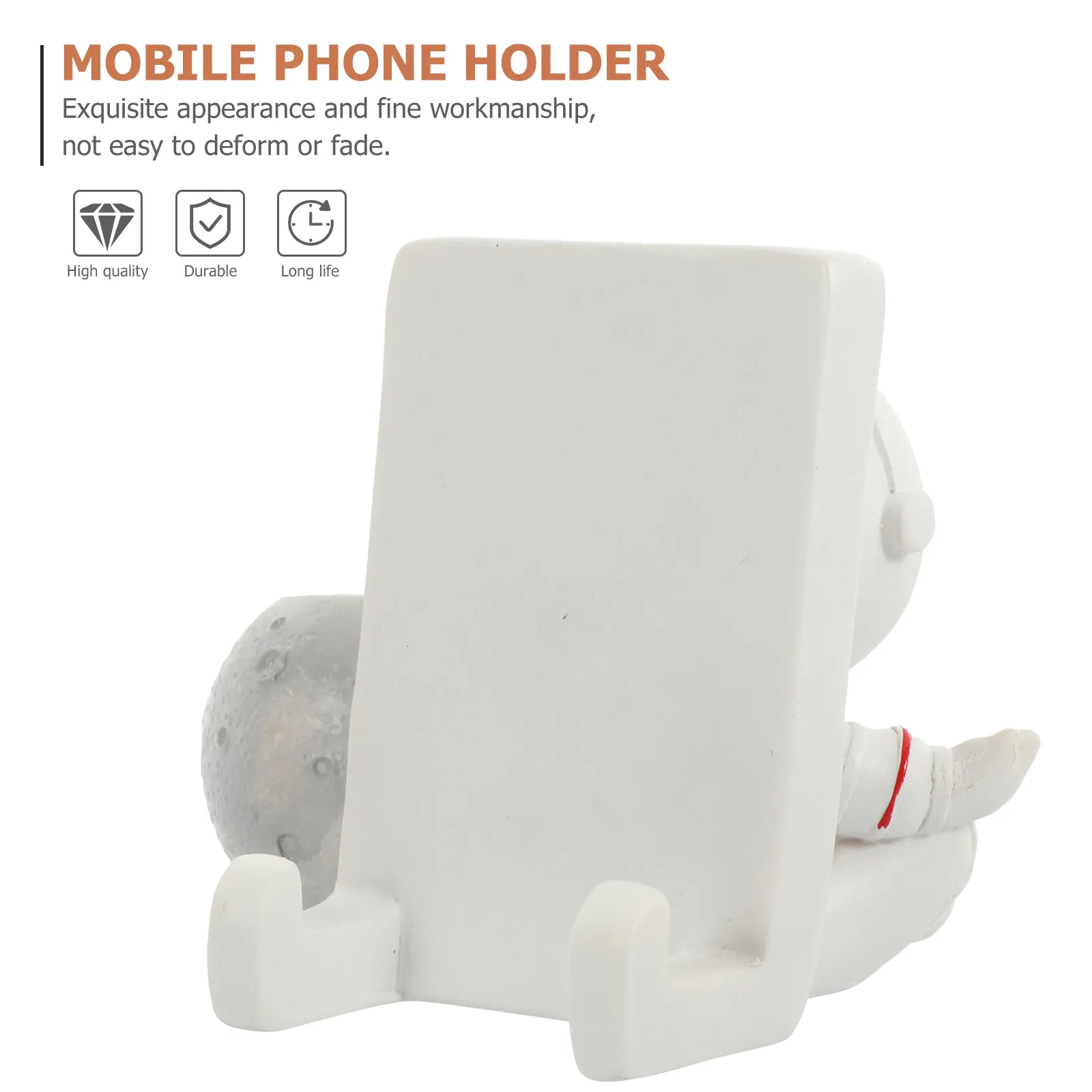 Resin Astronaut Desktop Phone Stand Decorative Stationery Holder Cartoon Spaceman Organizer for Home Office Resin Phone Holder
Resin Astronaut Desktop Phone Stand Decorative Stationery Holder Cartoon Spaceman Organizer for Home Office Resin Phone Holder