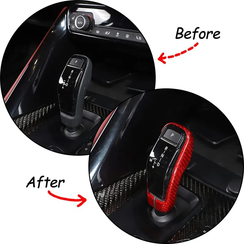 For Toyota Supra GR A90 A91 MK5 2019-2022 Dry Carbon Fiber Car Gear Shift Head Protective Back Cover ,Carbon Fiber Red
For Toyota Supra GR A90 A91 MK5 2019-2022 Dry Carbon Fiber Car Gear Shift Head Protective Back Cover ,Carbon Fiber Red