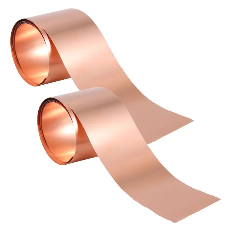 Lightweight Copper Sheet Roll, Metal Foil Plate 1000Mm X 50Mm X 0.1Mm 2Pcs
Lightweight Copper Sheet Roll, Metal Foil Plate 1000Mm X 50Mm X 0.1Mm 2Pcs